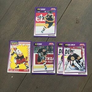 1991 Score hockey card lot- Boston